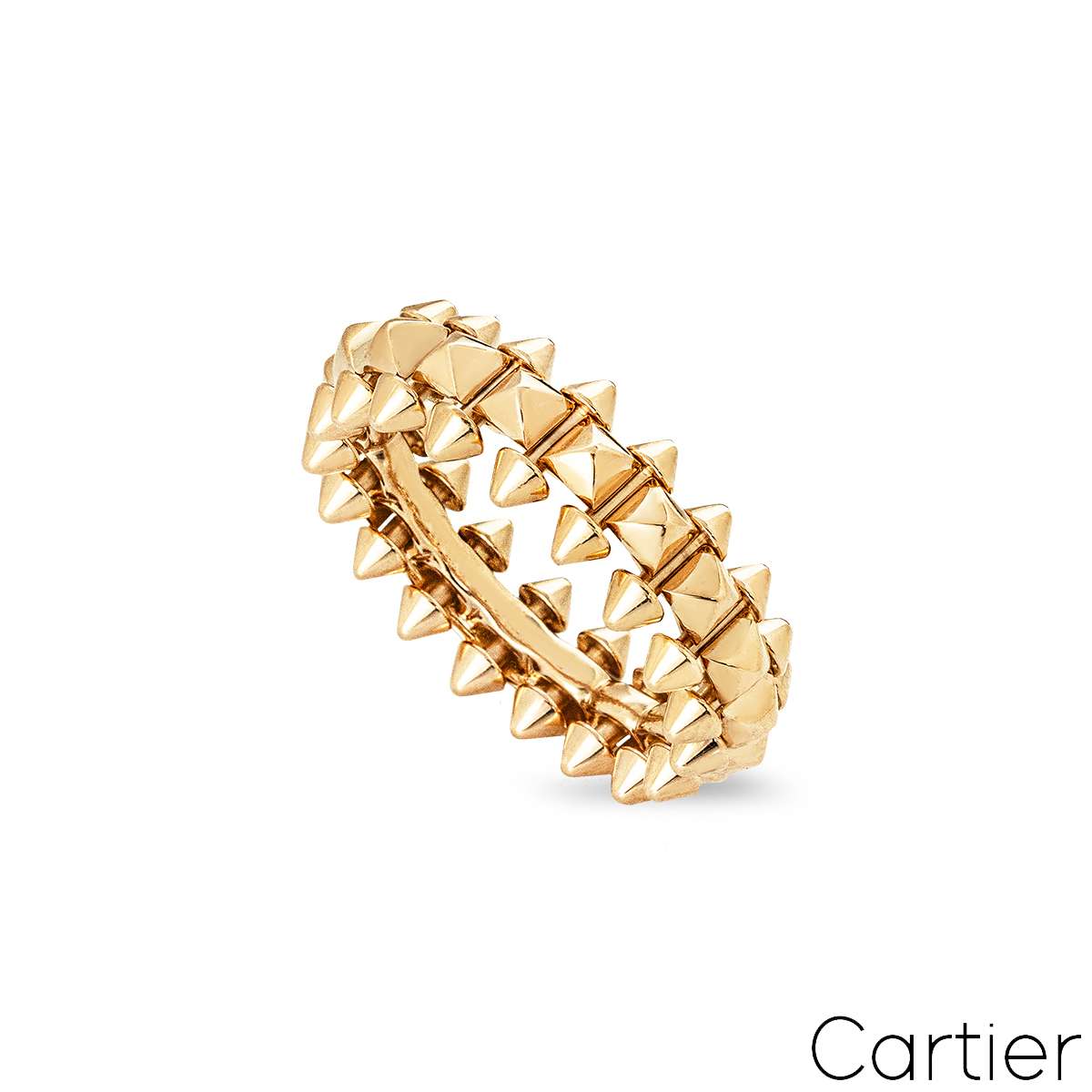 Cartier Rose Gold Clash de Cartier Medium Ring Size 61 B4229900